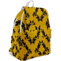 Yellow Regal Filagree Pattern Top Flap Backpack View2
