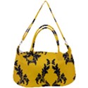 Yellow Regal Filagree Pattern Removable Strap Handbag View2