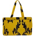 Yellow Regal Filagree Pattern Canvas Work Bag View1