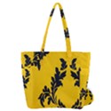 Yellow Regal Filagree Pattern Everyday Shoulder Bag with Pouch Bag View2