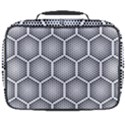 Halftone Tech Hexagons Seamless Pattern Full Print Lunch Bag View2