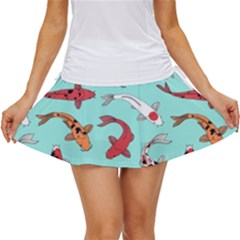 Pattern With Koi Fishes Women s Skort
