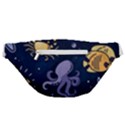 Marine Seamless Pattern Thin Line Memphis Style Fanny Pack View2