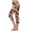 Autumn Leaves Autumn Colour Season Capri Yoga Leggings View2