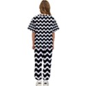 Wave Pattern Wavy Halftone Kids  T-Shirt and Pants Sports Set View4