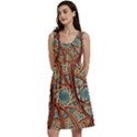One Church Window Apophysis Art Fractal Classic Skater Dress View1