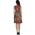 One Church Window Apophysis Art Fractal Classic Skater Dress View4