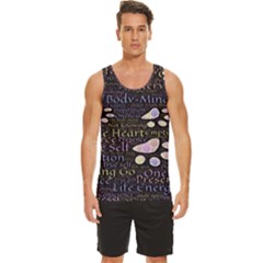 Footprints Path Mystery Unknown Men s Wide Collar Tank Top
