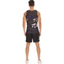 Footprints Path Mystery Unknown Men s Wide Collar Tank Top View4