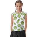 Cabbage Pattern 6 Kids  Raglan Cap Sleeve T-Shirt View1