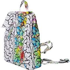 Brain Mind Psychology Idea Drawing Buckle Everyday Backpack