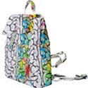 Brain Mind Psychology Idea Drawing Buckle Everyday Backpack View1