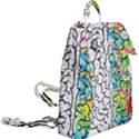 Brain Mind Psychology Idea Drawing Buckle Everyday Backpack View2