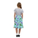 Sea Ocean Sealife Turtle Jellyfish Kids  Ruffle Flared Wrap Midi Skirt View4