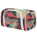 Backgrounds Multi Colored Abstract Toiletries Pouch View1