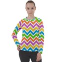 Chevron Pattern Design Texture Women s Long Sleeve Raglan T-Shirt View1