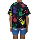 Handprints Hand Print Colourful Kids  Short Sleeve Swimwear View2