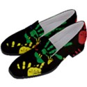 Handprints Hand Print Colourful Women s Chunky Heel Loafers View2