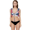 Illustrations Stars Low Cut Ruffle Edge Bikini Top View1