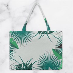 Illustrations Foliage Background Border Medium Tote Bag