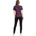 Illustrations Space Purple Women s Short Sleeve Rash Guard View2