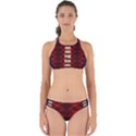 pattern rot schwarz Perfectly Cut Out Bikini Set View1
