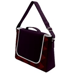 Pattern Rot Schwarz Box Up Messenger Bag