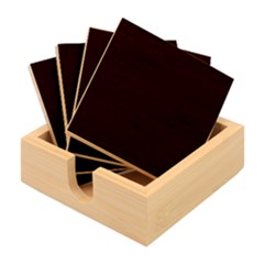 Rot Dunkel Bamboo Coaster Set