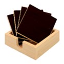 Rot Dunkel Bamboo Coaster Set View1