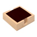 Rot Dunkel Bamboo Coaster Set View2
