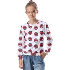 Muppets Animal Pattern Kids  Long Sleeve T-shirt With Frill 