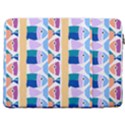 Illustrations Of Fish Texture Modulate Sea Pattern 17  Vertical Laptop Sleeve Case With Pocket View2