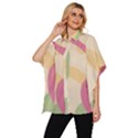 Line Pattern Dot Women s Batwing Button Up Shirt View2