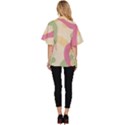 Line Pattern Dot Women s Batwing Button Up Shirt View4