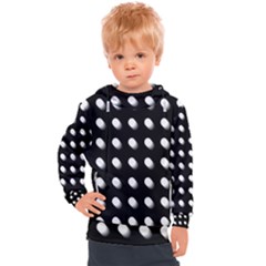 Background Dots Circles Graphic Kids  Hooded Pullover