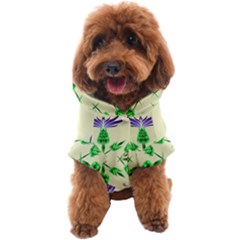 Thistle Flower Purple Thorny Flora Dog Coat
