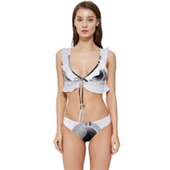 Washing Machines Home Electronic Low Cut Ruffle Edge Bikini Set