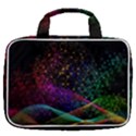 Particles Waves Line Multicoloured Travel Toiletry Bag With Hanging Hook View2