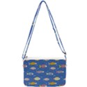 Sea Fish Blue Submarine Animal Double Gusset Crossbody Bag View2