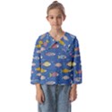 Sea Fish Blue Submarine Animal Kids  Sailor Shirt View1
