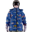 Sea Fish Blue Submarine Animal Women s Zip Ski and Snowboard Waterproof Breathable Jacket View1
