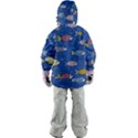 Sea Fish Blue Submarine Animal Women s Zip Ski and Snowboard Waterproof Breathable Jacket View4
