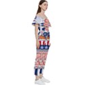 Independence Day United States Of America Bardot Ruffle jumpsuit View3