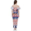 Independence Day United States Of America Bardot Ruffle jumpsuit View4
