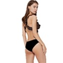 Books Library Low Cut Ruffle Edge Bikini Top View3