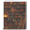 Books Library 8  x 10  Softcover Notebook View2