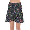 Universe Star Planet Galaxy Wrap Front Skirt View1