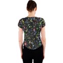 Universe Star Planet Galaxy Crew Neck Crop Top View2