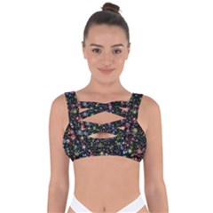 Universe Star Planet Galaxy Bandaged Up Bikini Top