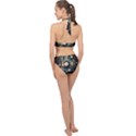 Technology Robot Internet Processor Halter Side Cut Swimsuit View2